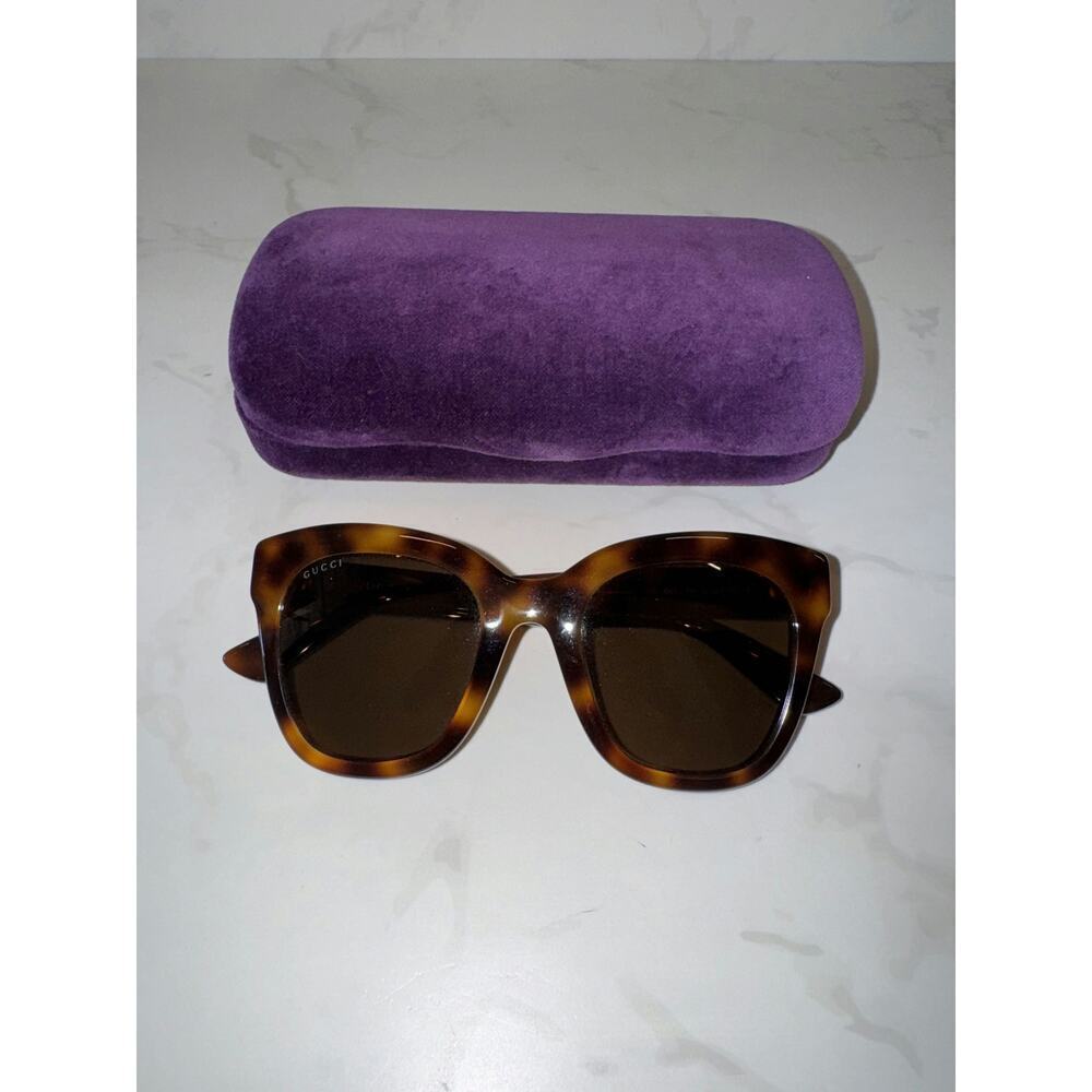 Gucci Tortoise Cat Eye Sunglasses - Excellent Condition